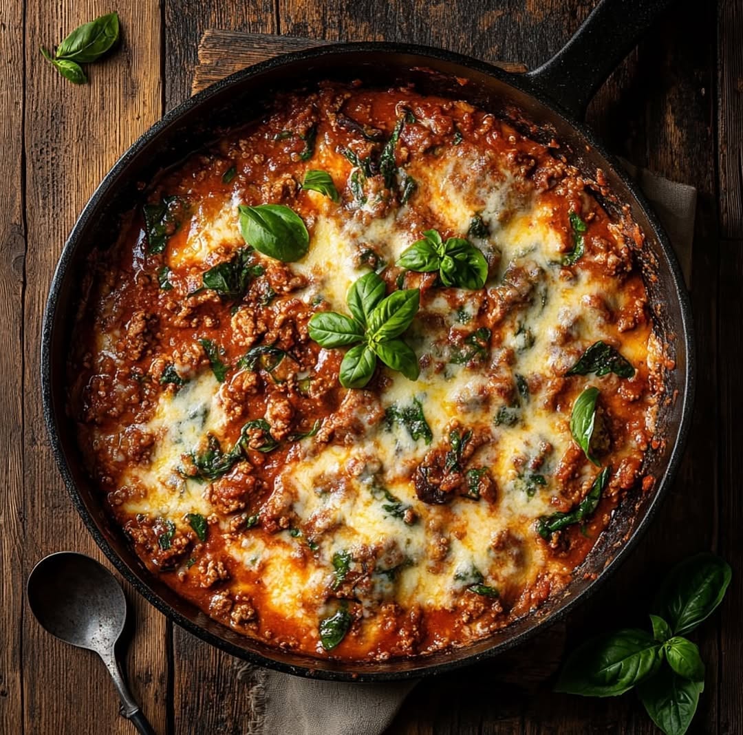 Vegan Beefy Skillet Lasagna
