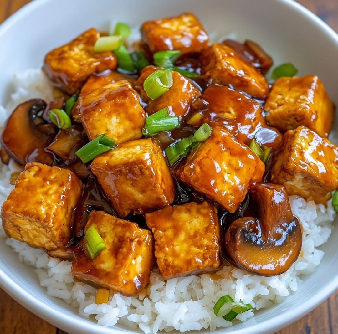 Sweet and Sour Crispy Orange Tofu