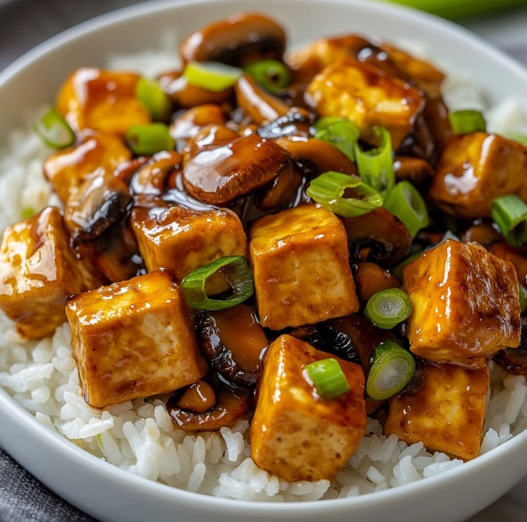 Sweet and Sour Crispy Orange Tofu