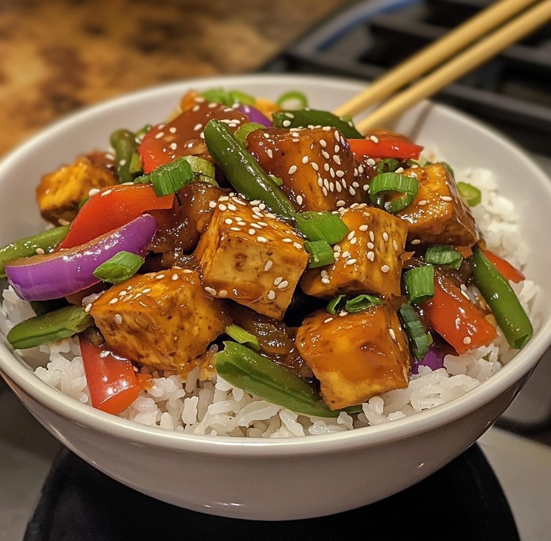Sweet and Sour Tofu Stir-Fry