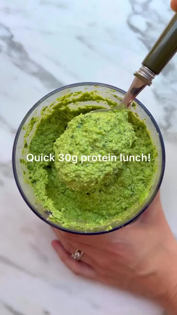 Edamame Pesto with Pan-Fried Tofu