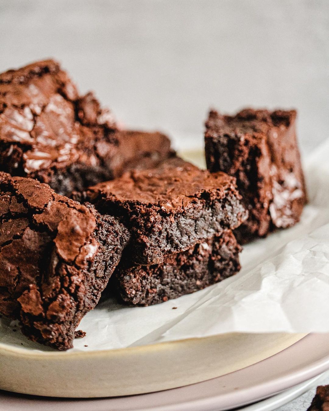Dark Chocolate Fudgy Brownies