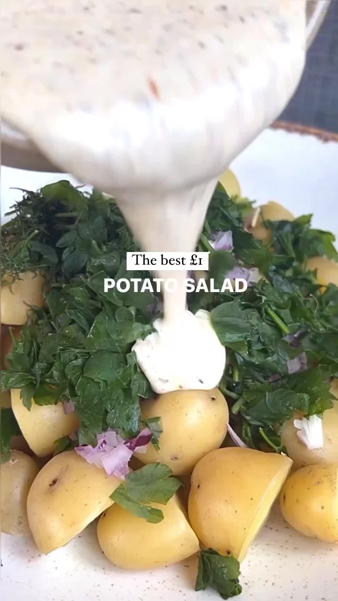 Healthy Middle Eastern Potato Salad