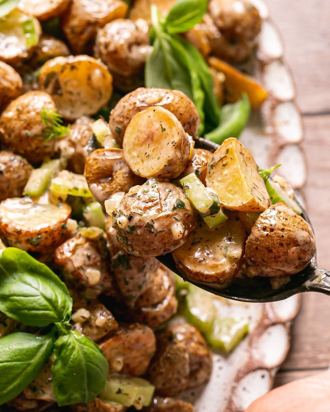 Vegan Roasted Potato Salad