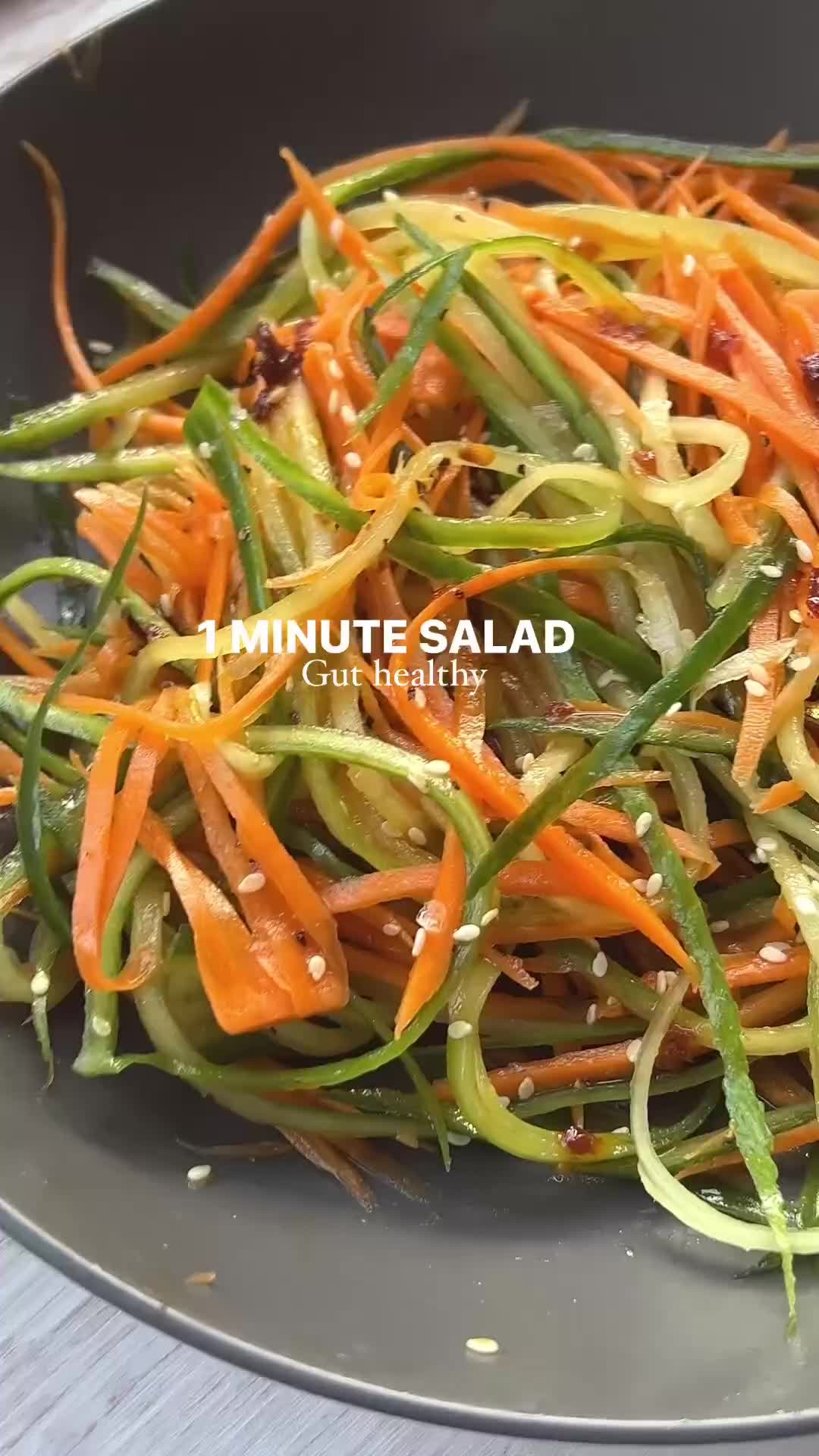 Quick Spicy Carrot and Cucumber Salad