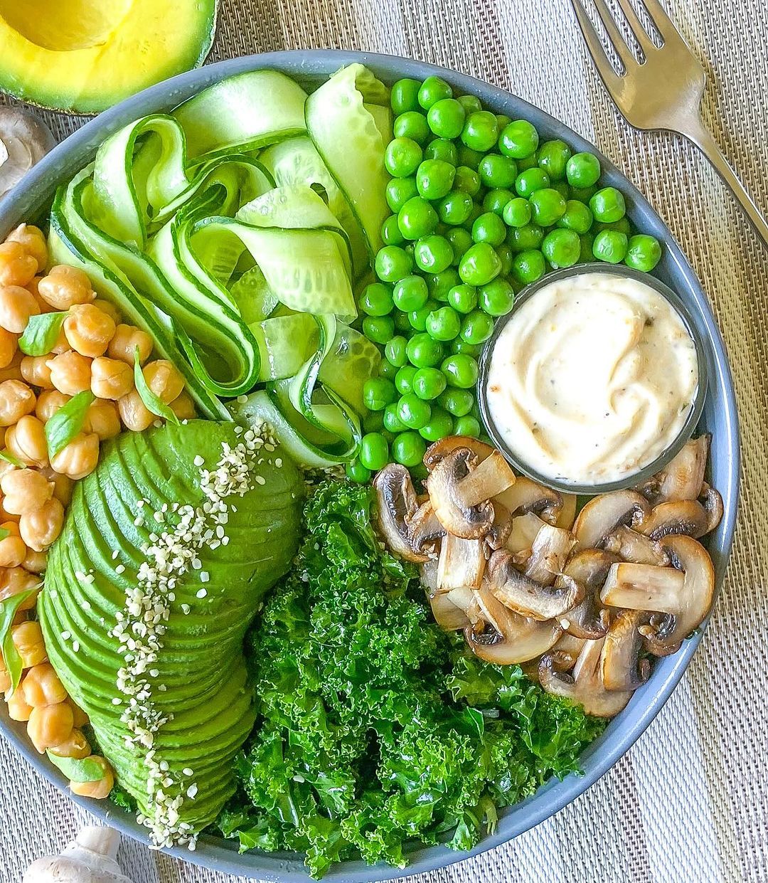 Spring Garden Greens Salad