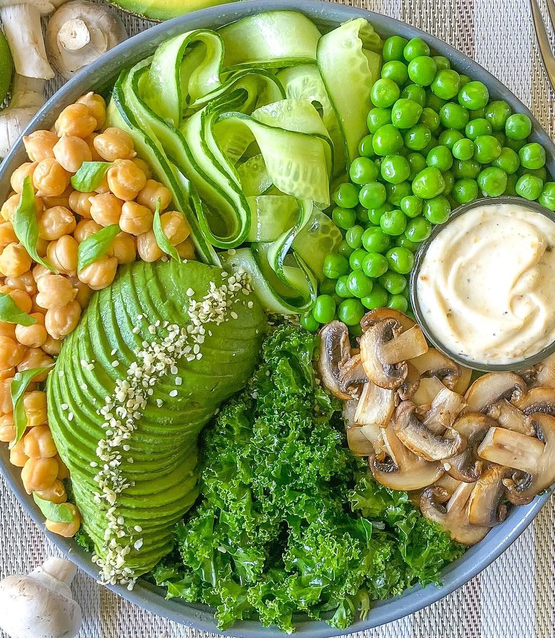 Spring Garden Greens Salad