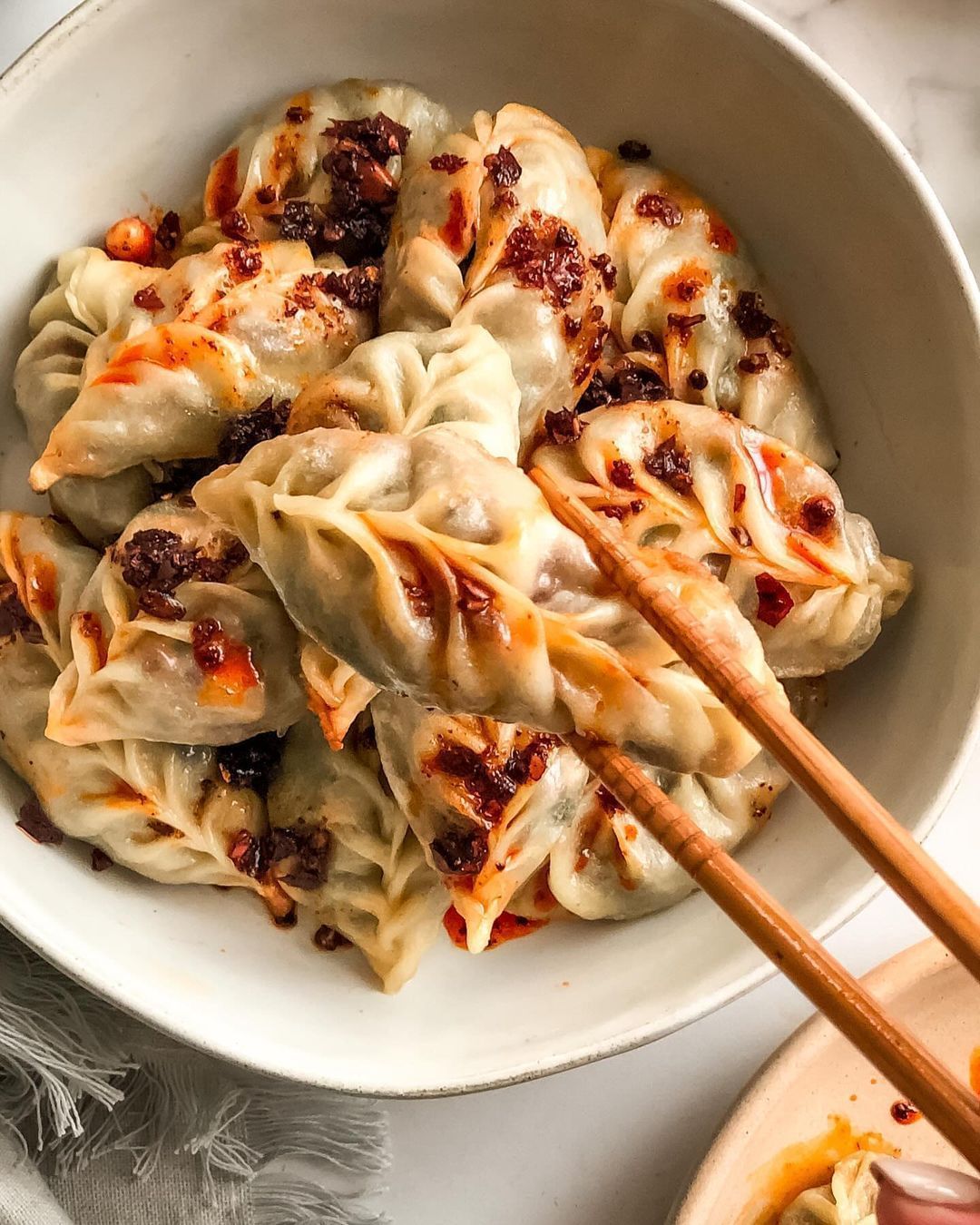 Veggie Dumplings with Tofu Filling