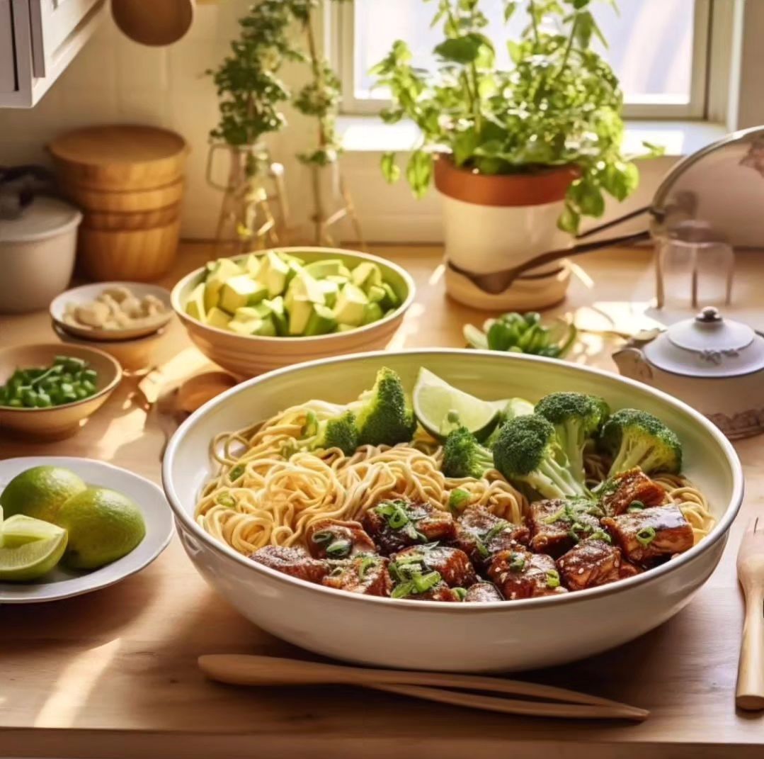 Sweet and Sour Tofu Soba Stir Fry