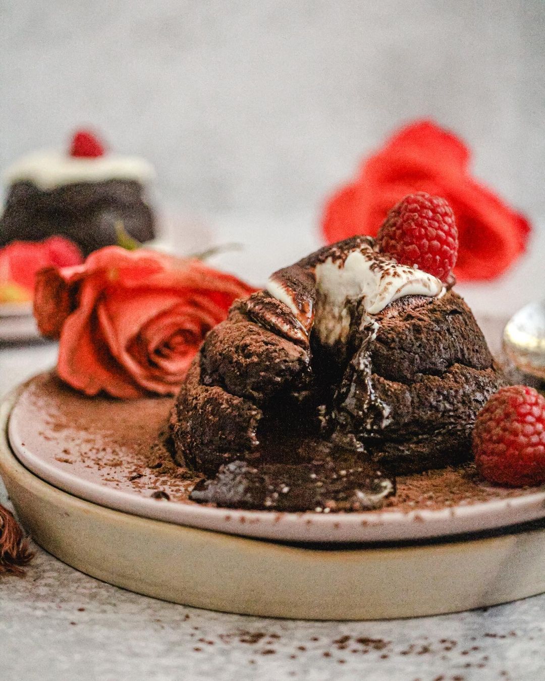 Flourless Molten Chocolate Lava Cakes