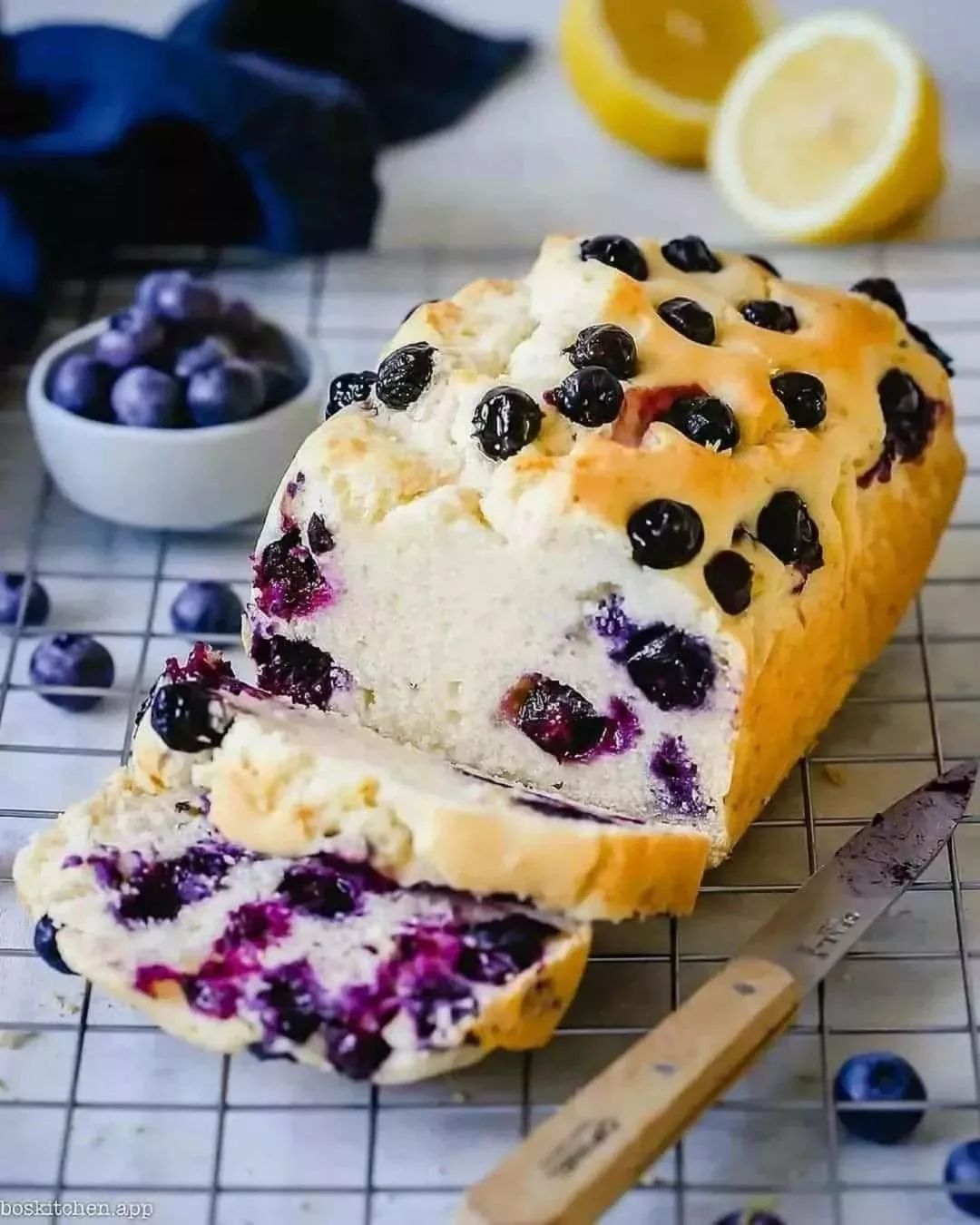 Blueberry Lemon Pound Cake
