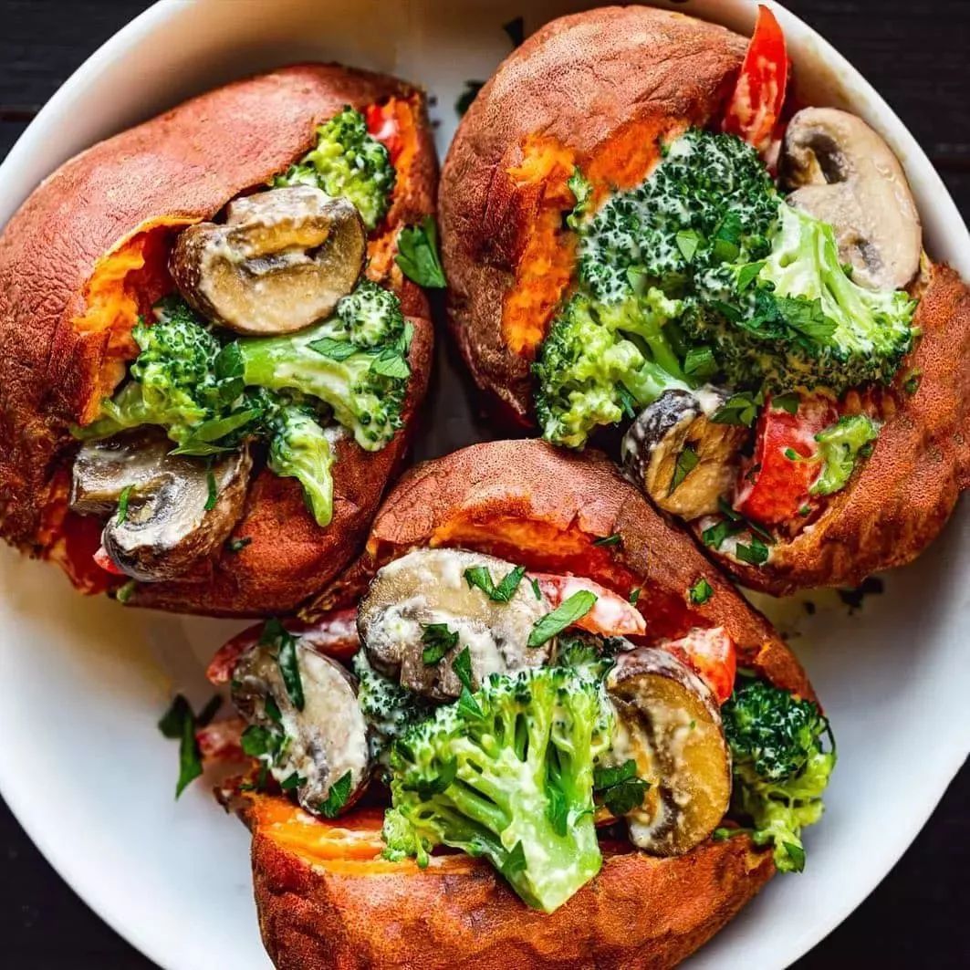 Vegan Cheesy Sauce for Loaded Sweet Potatoes