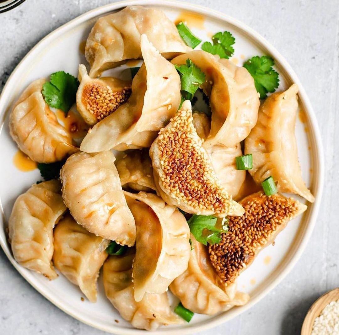 Korean Gochujang Tofu Dumplings
