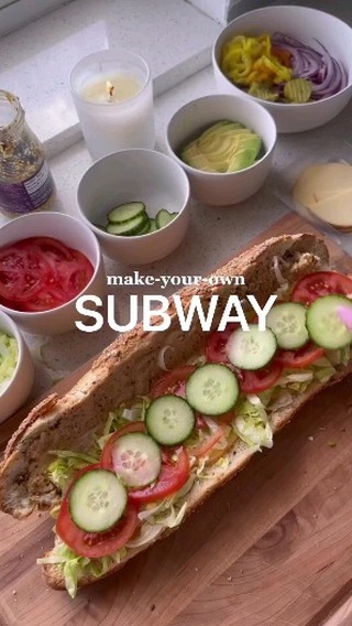 Diy Subway Sandwiches at Home