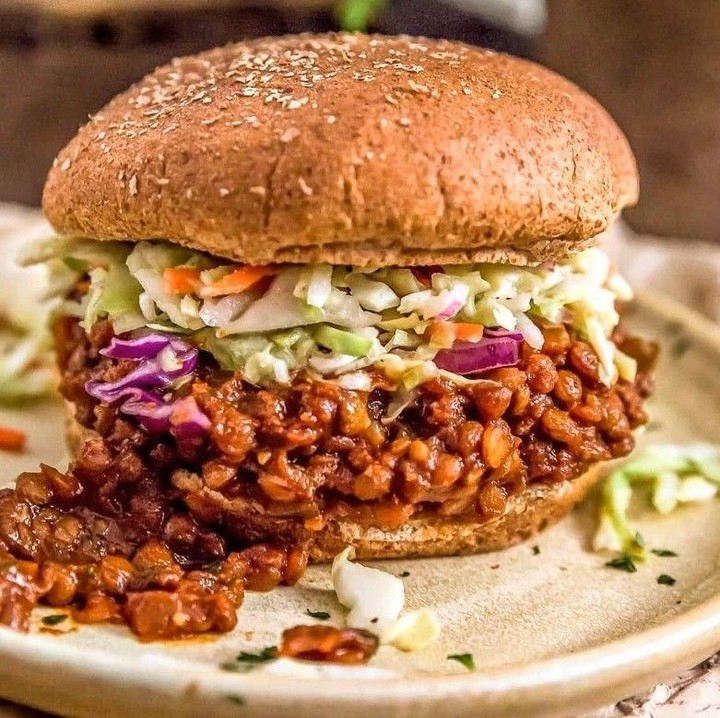 Vegan Bbq Lentil Sloppy Joes