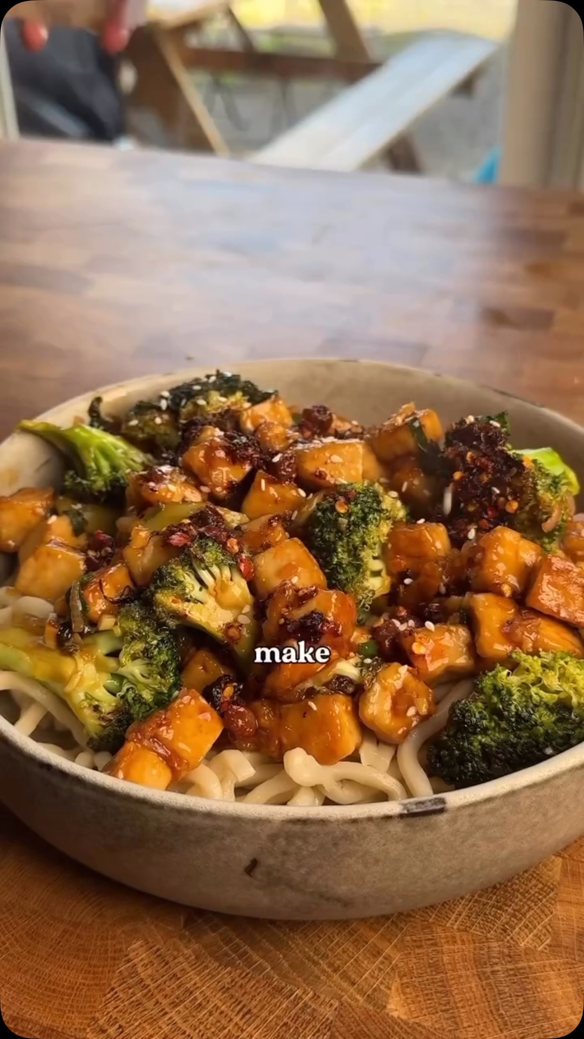 Tofu and Broccoli Stir-Fry