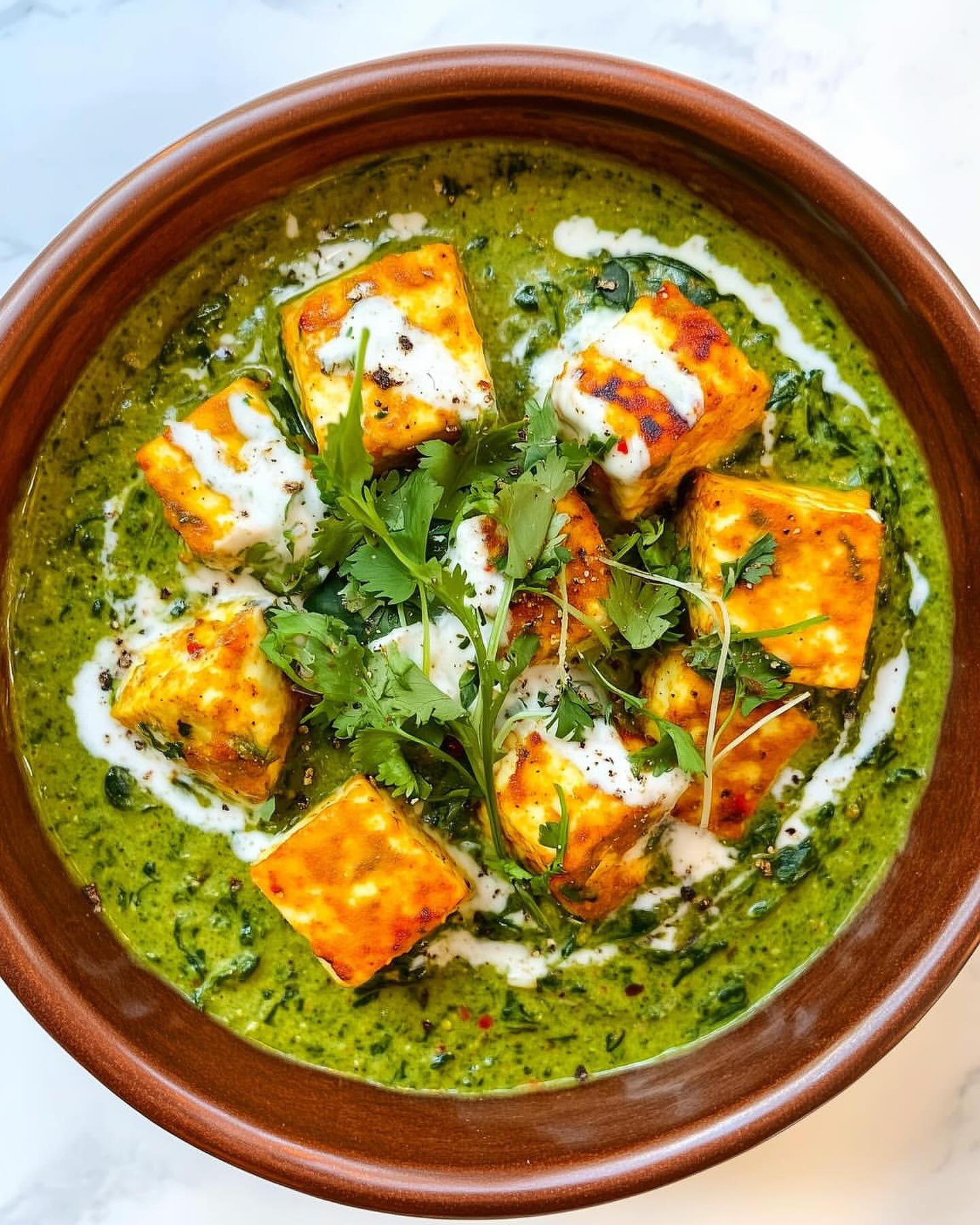 Vegan Saag Tofu Curry
