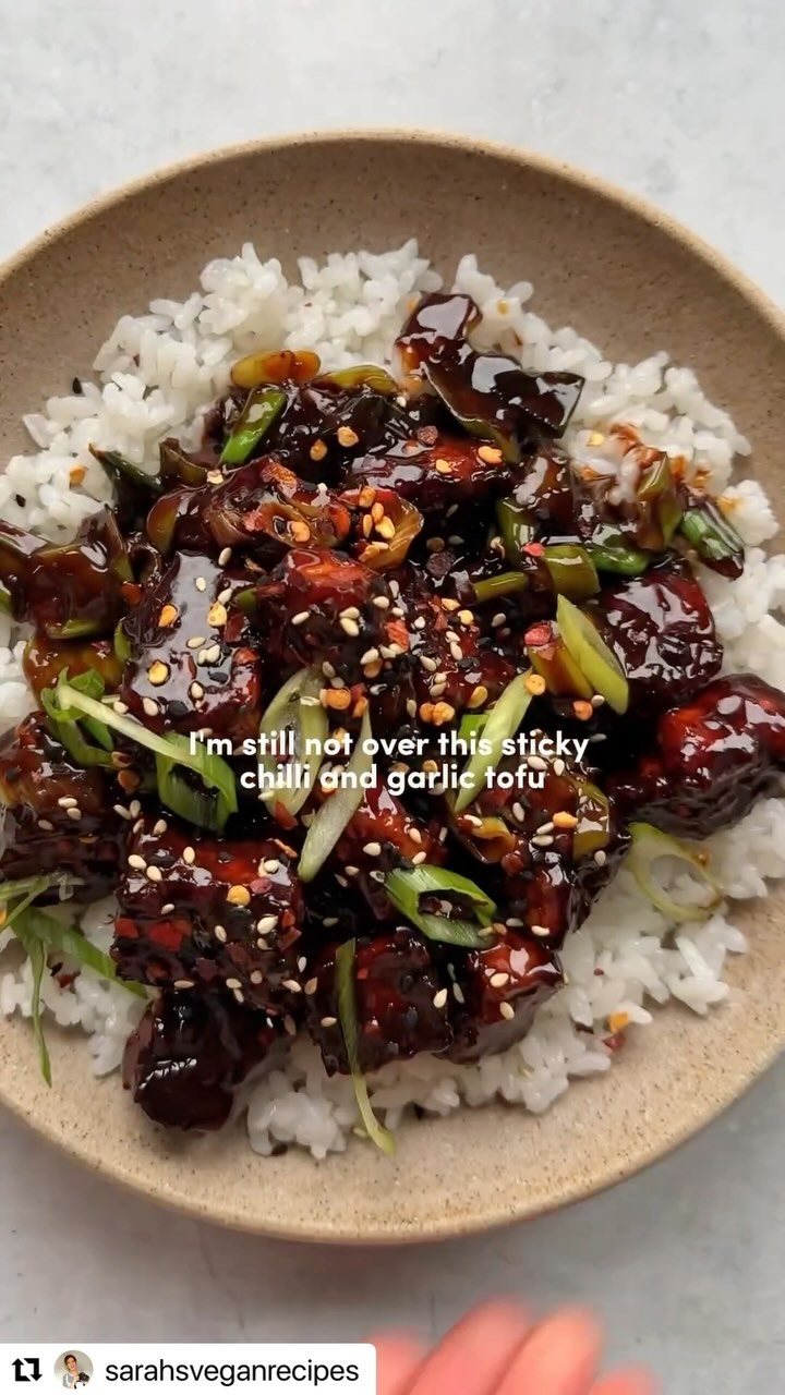 Sticky Chilli and Garlic Tofu