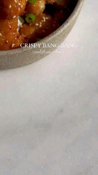 Crispy Baked Bang Bang Cauliflower