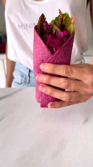 Quick and Easy Veggie Wrap