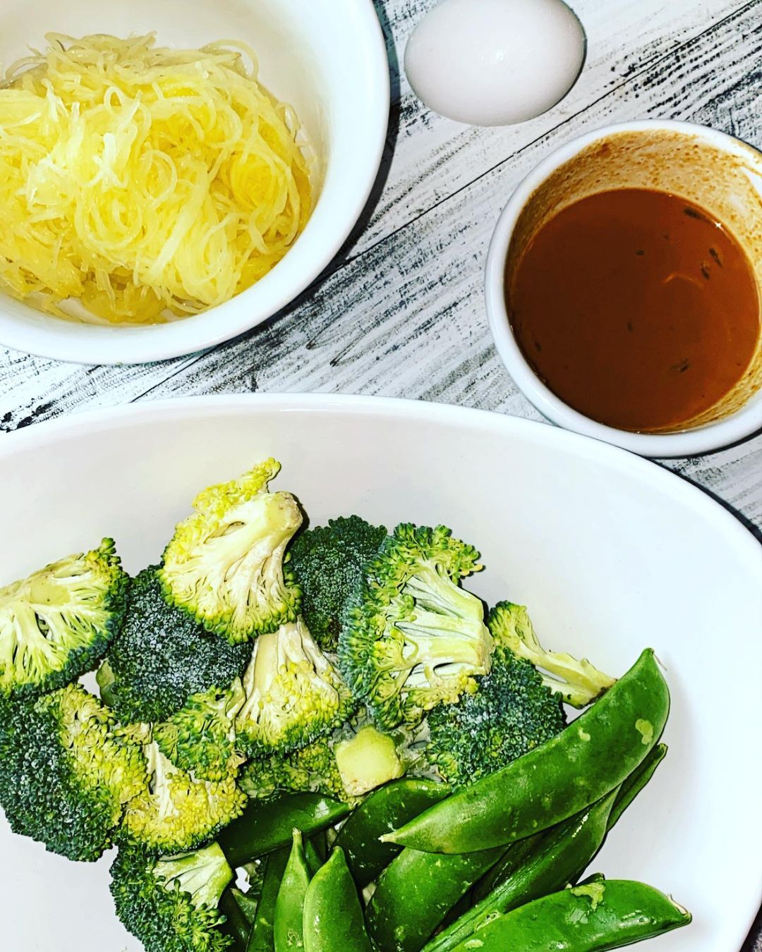 Spaghetti Squash Pad Thai with Low-Fat Peanut Sauce