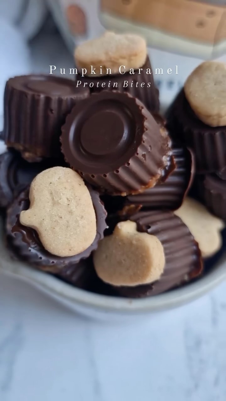 Pumpkin Caramel Protein Bites