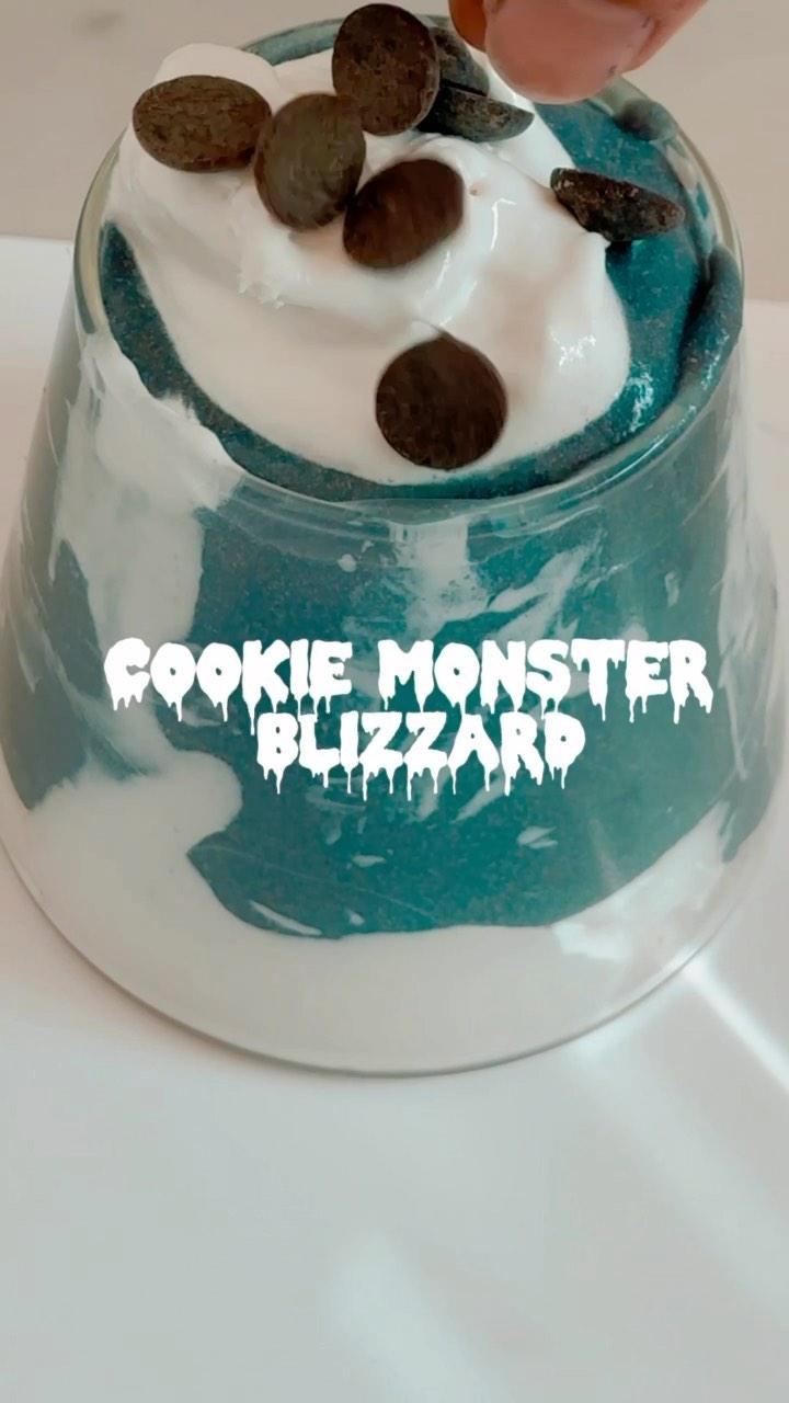 Cookie Monster Blizzard Smoothie