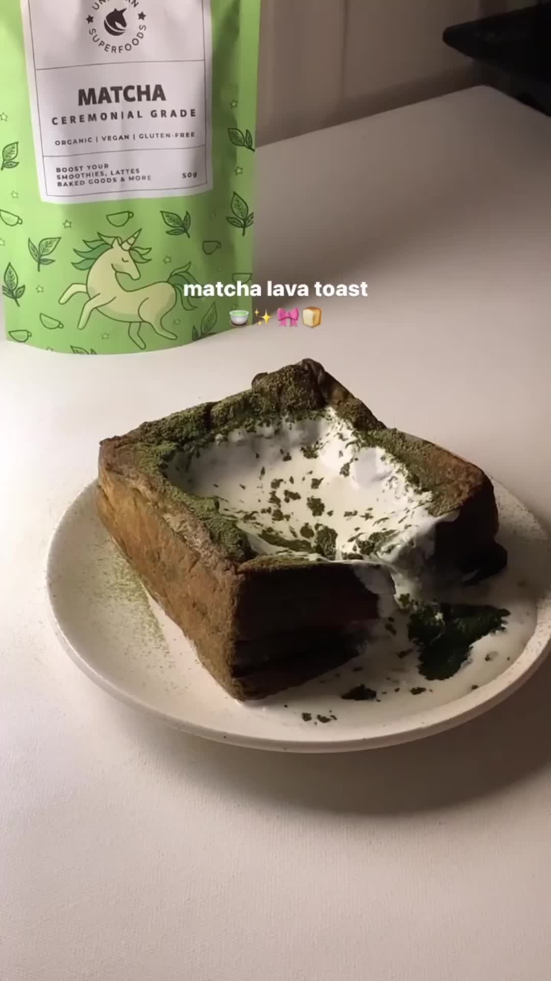 Matcha Infused French Toast