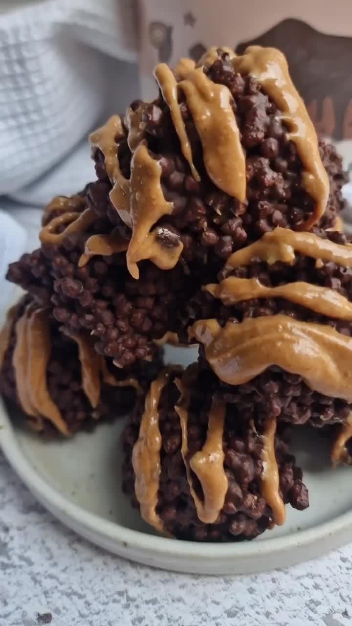 Peanut Butter Raspberry Chocolate Protein Bites