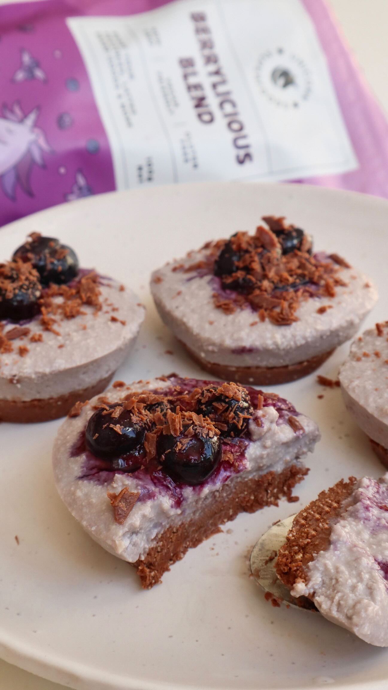 Chocolate Berry Cheesecake Cups