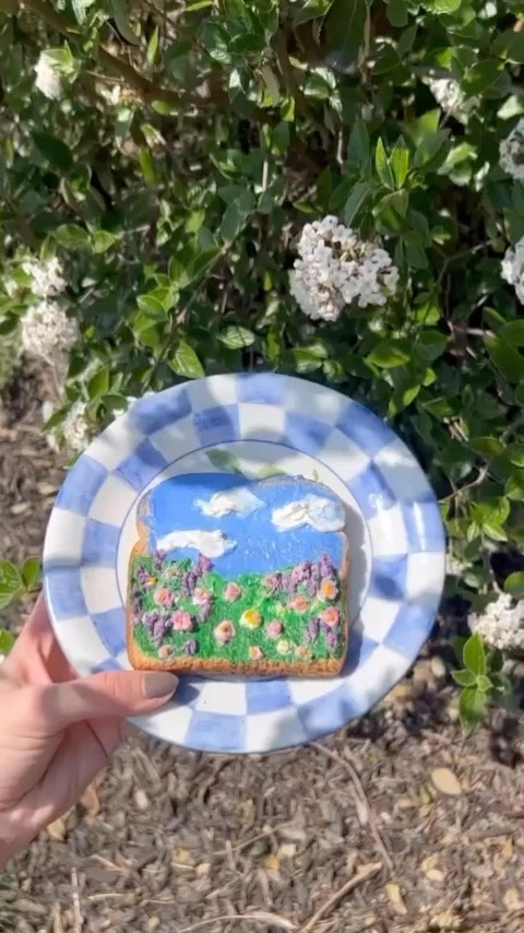 Colorful Superfood Toast Art