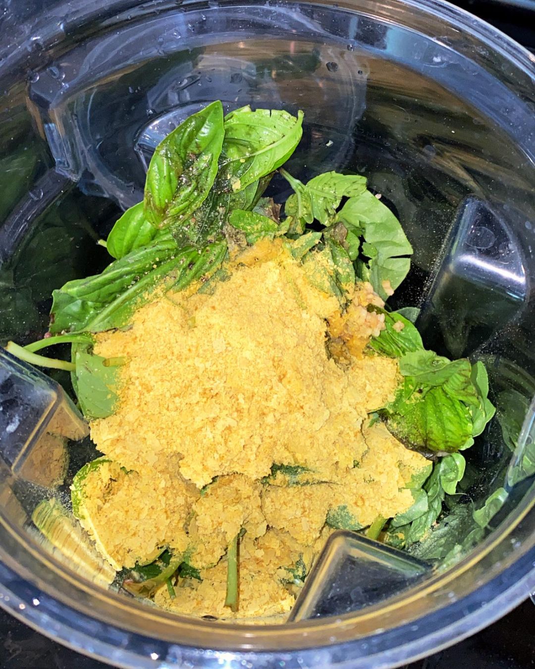 Dairy Nut Oil Free Pesto with Basil and Spinach