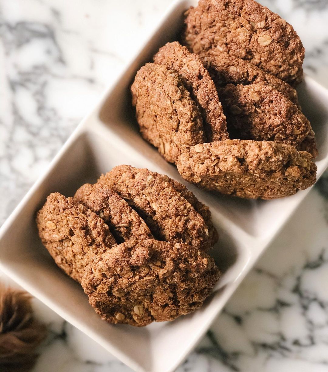 Soft and Chewy Almond Flour Oatmeal Cookies