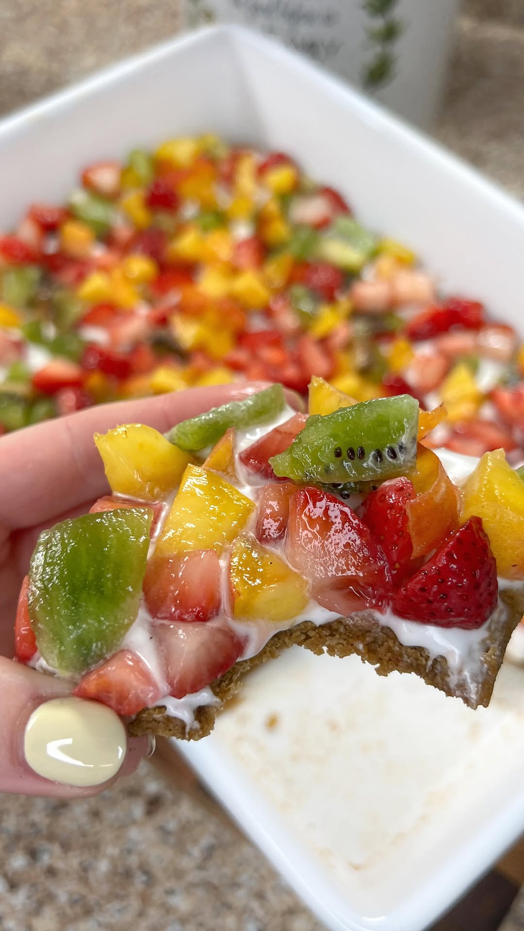 Gluten-Free Fruit Pizza with Coconut Frosting