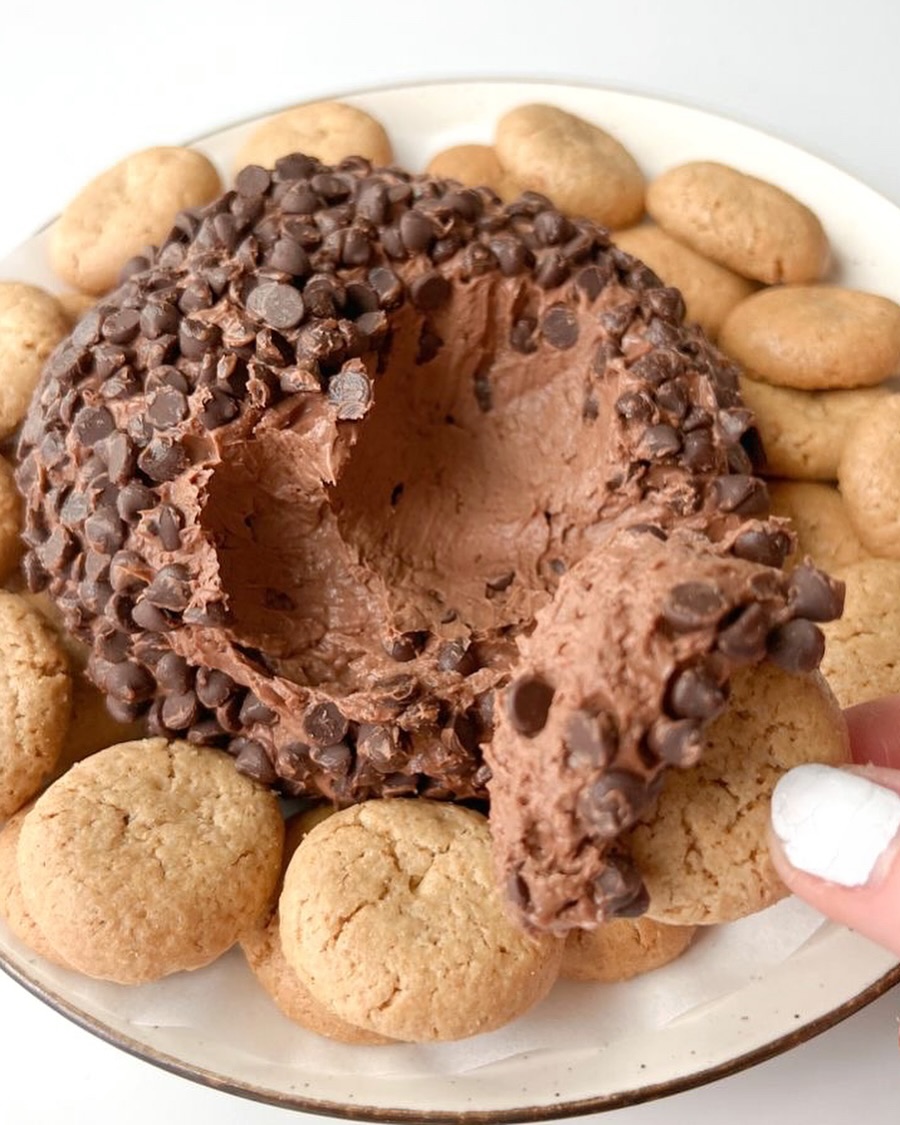 Chocolate Chip Brownie Cheese Ball