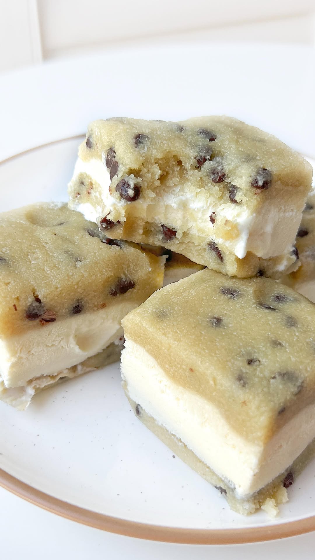 Cookie Dough Ice-Cream Sandwiches