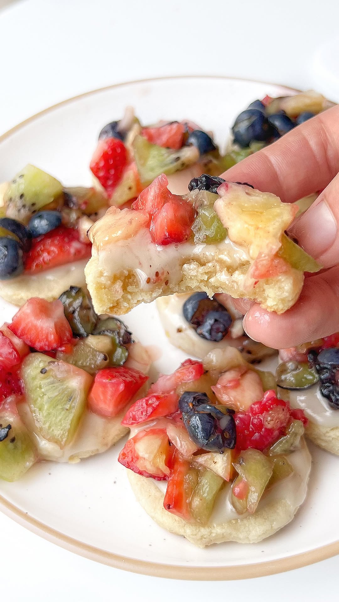 Mini Fruit Pizzas
