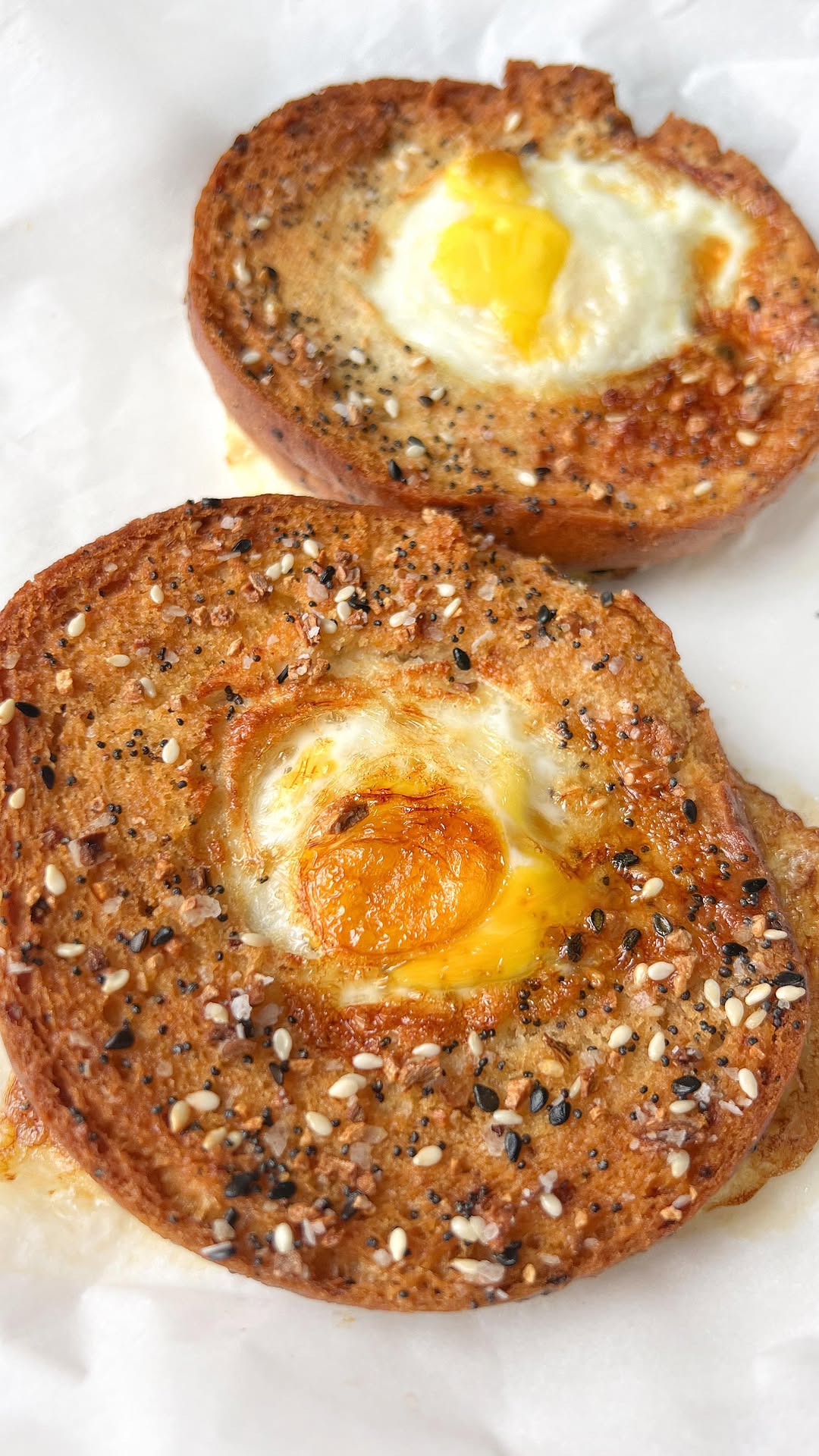 Eggs in a Bagel Hole