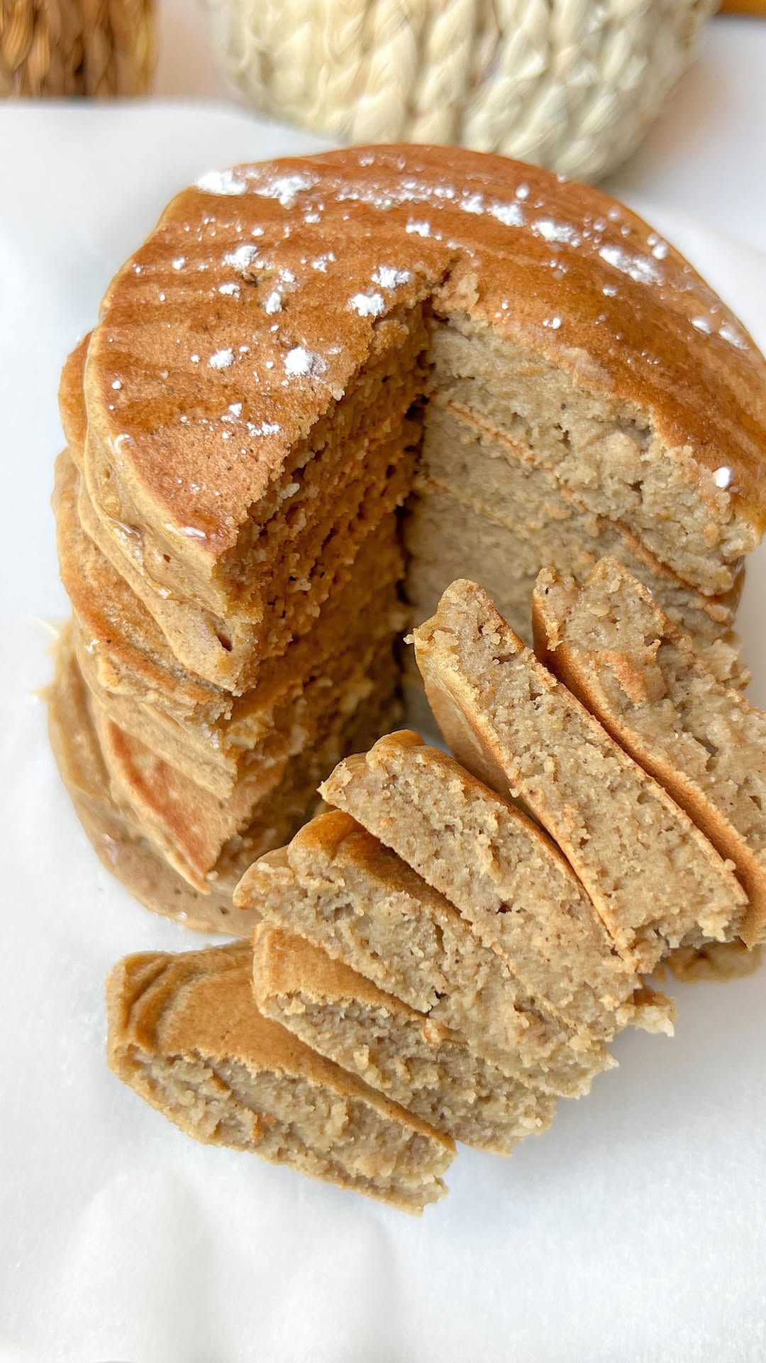 Easy Pumpkin Protein Pancakes