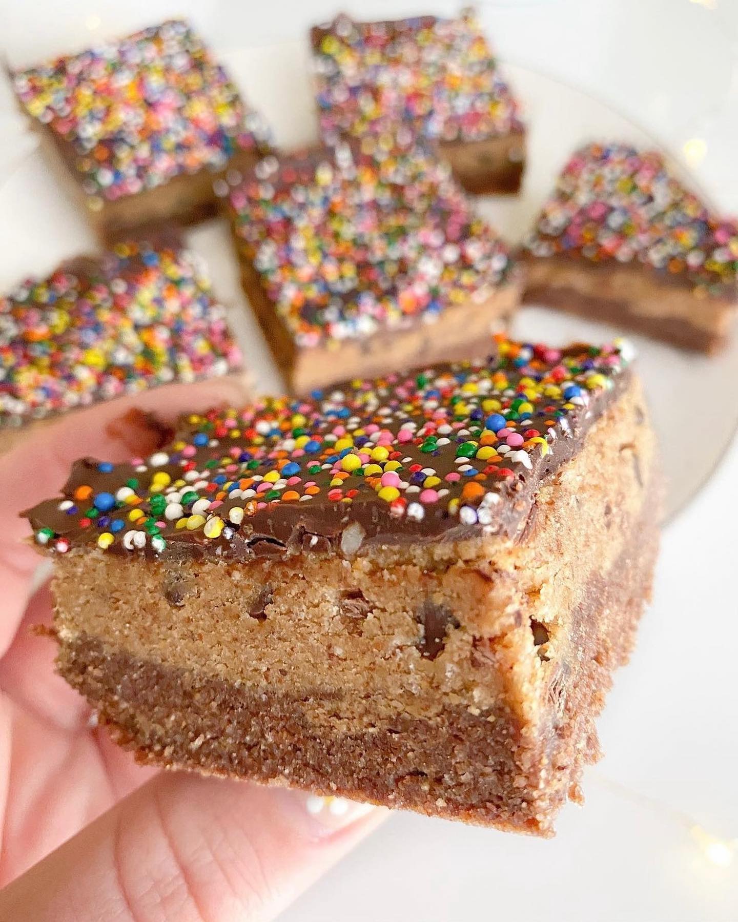 Cookie Dough Brownie Bars