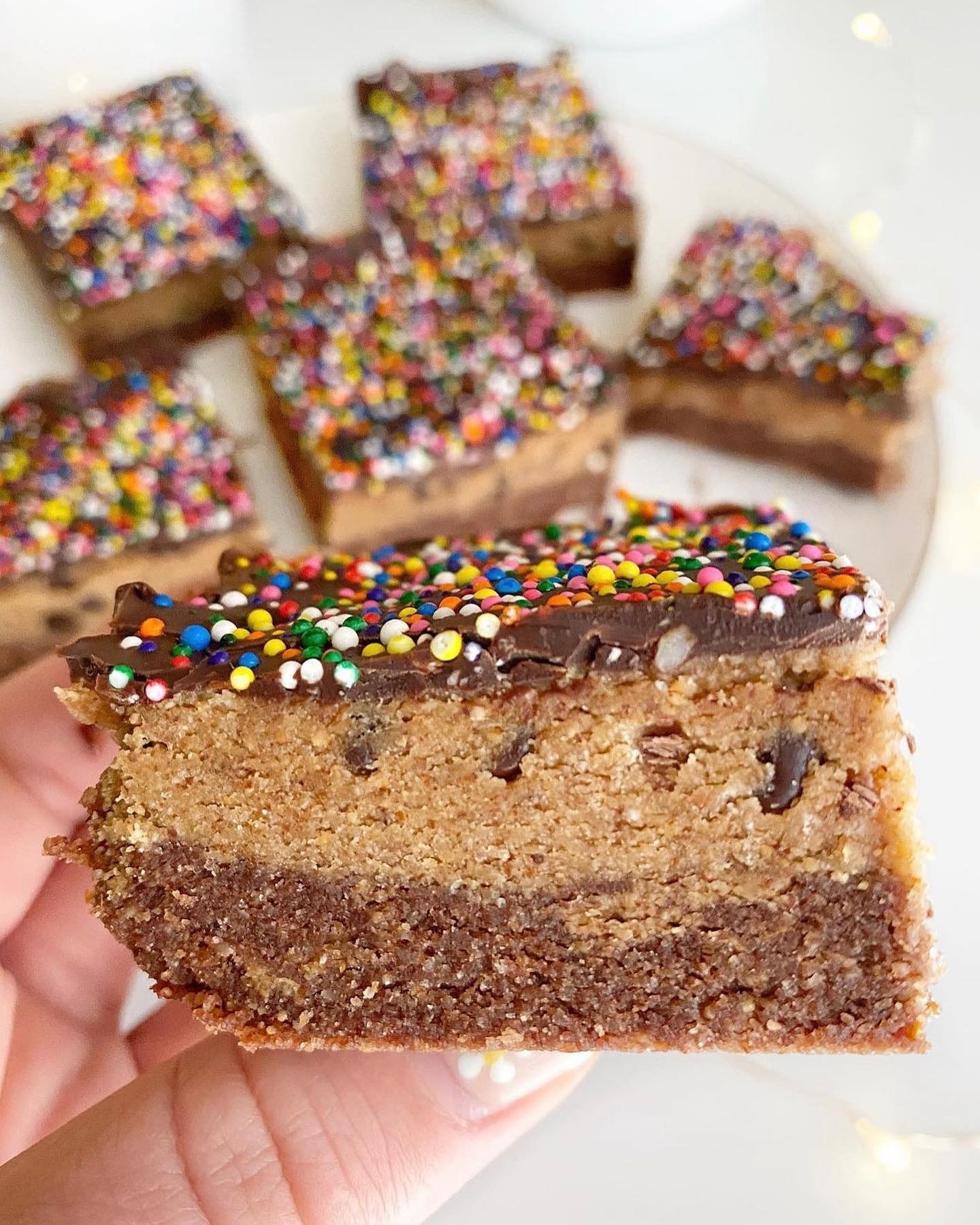 Cookie Dough Brownie Bars