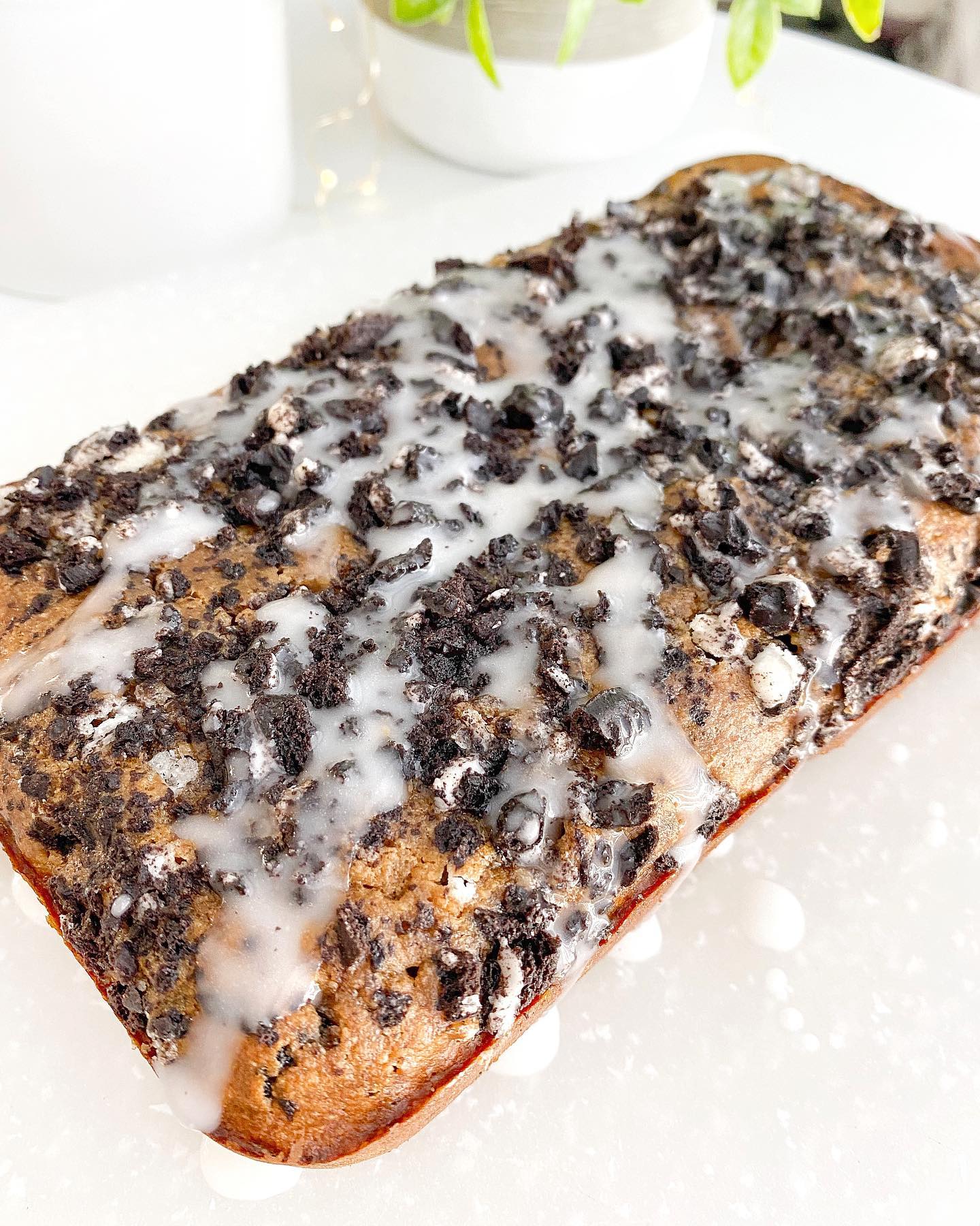 Cookies and Cream Banana Bread