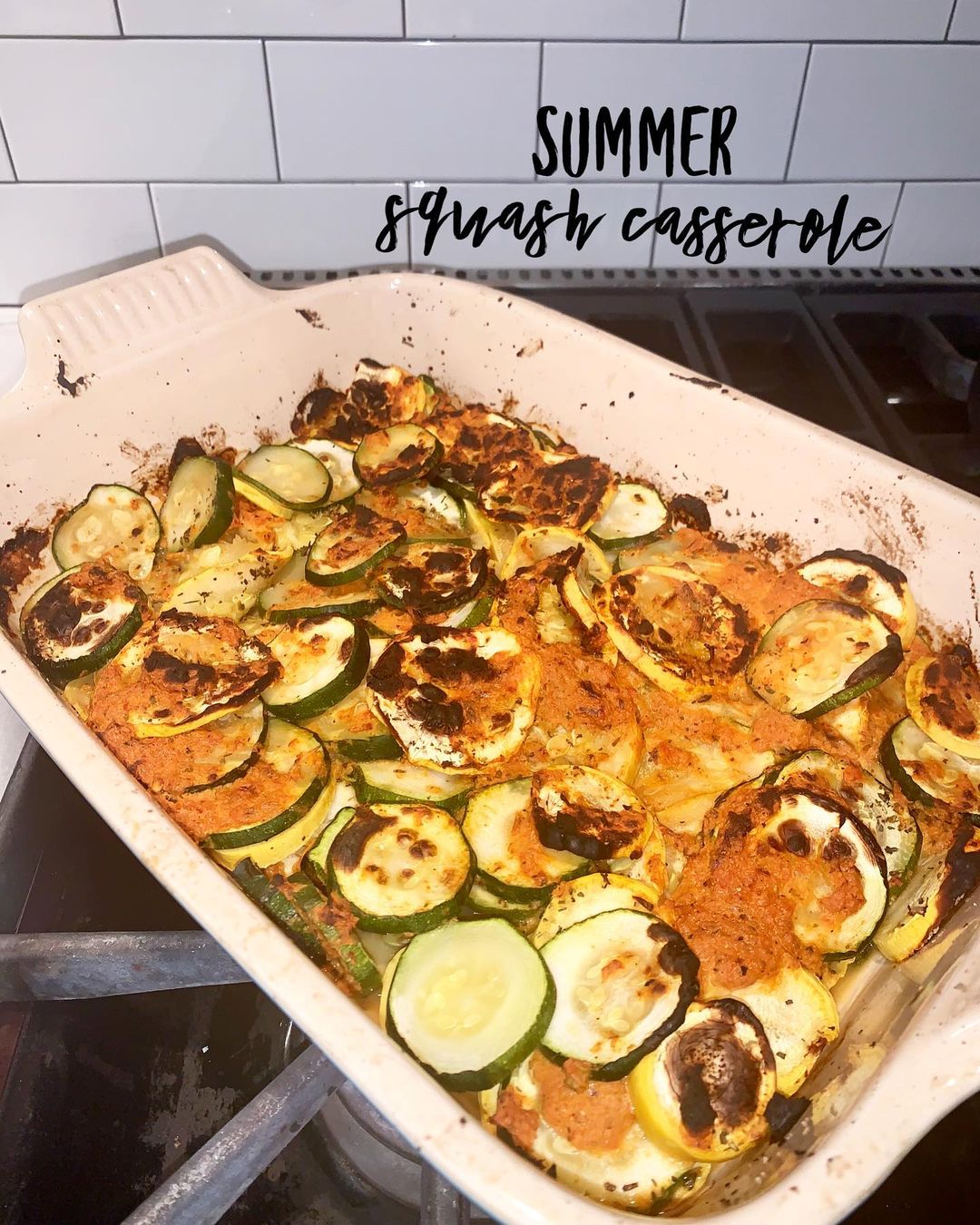 Baked Zucchini and Squash Casserole