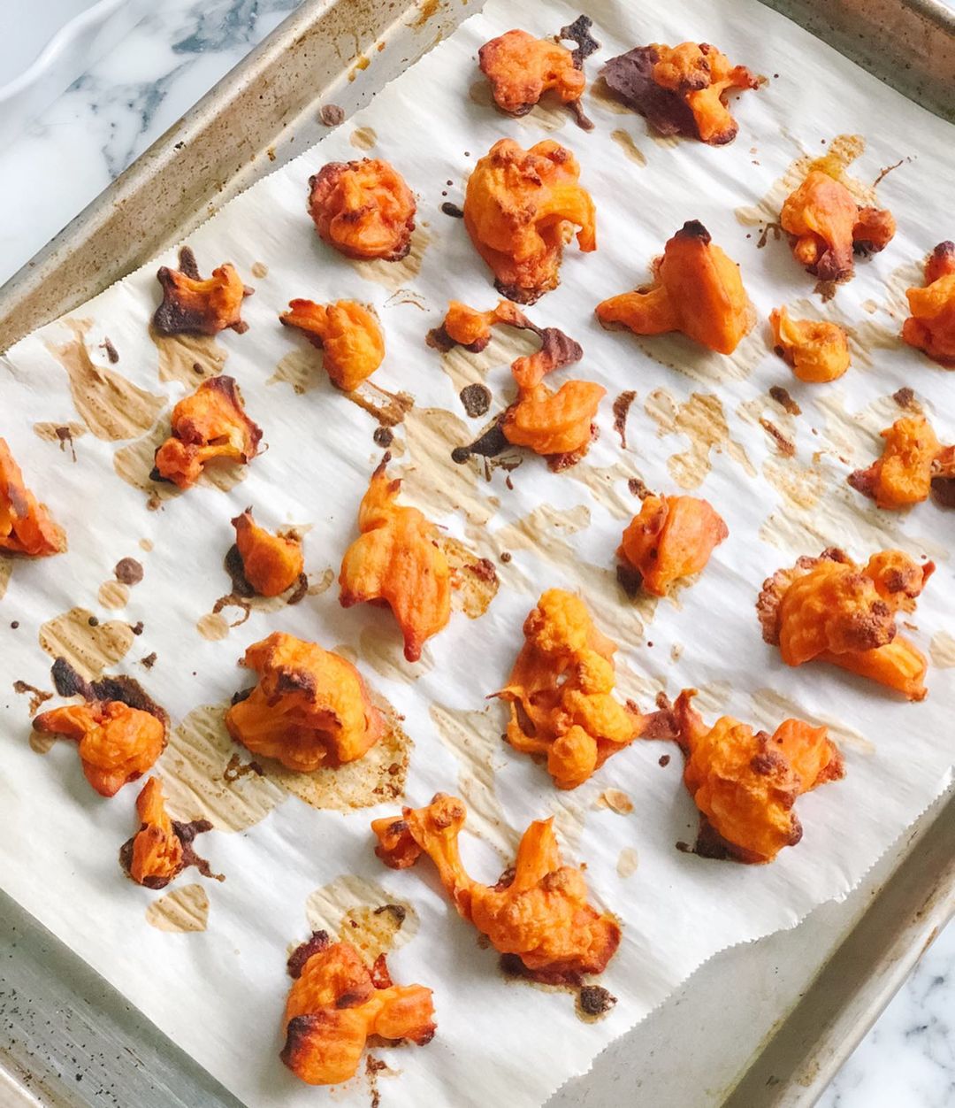 Spicy Baked Buffalo Cauliflower Wings