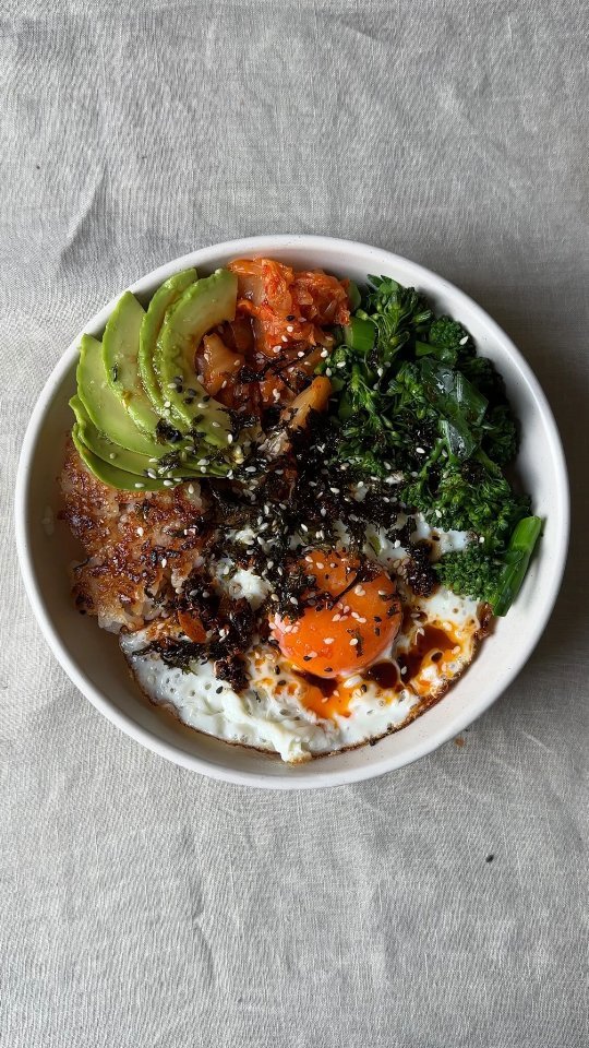 Crispy Rice Bowl with Toppings
