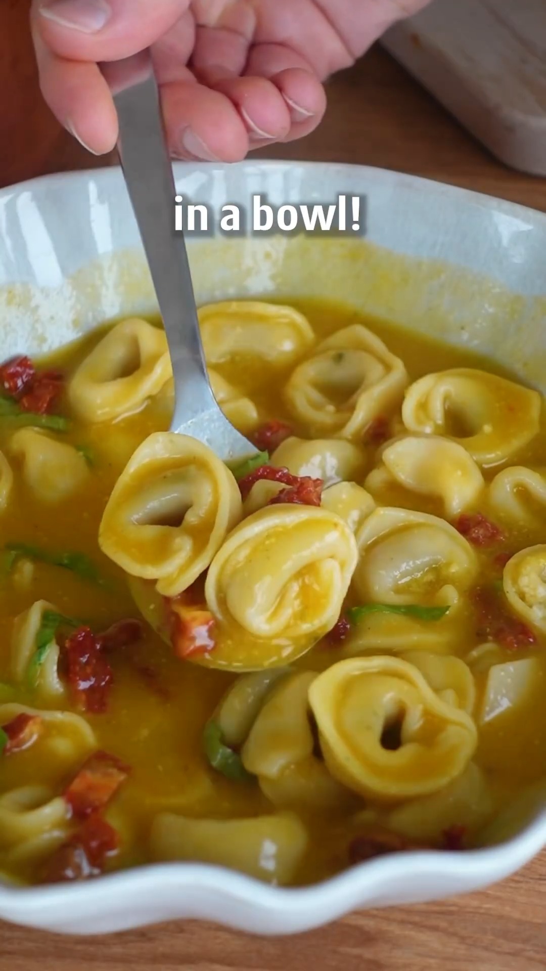 Vegan Homestyle Tortellini Soup