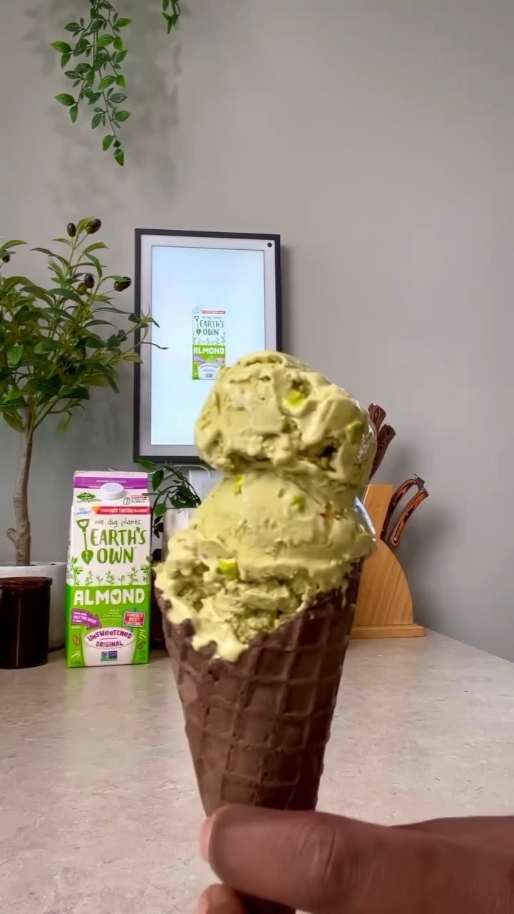 High Protein Pistachio Ice Cream