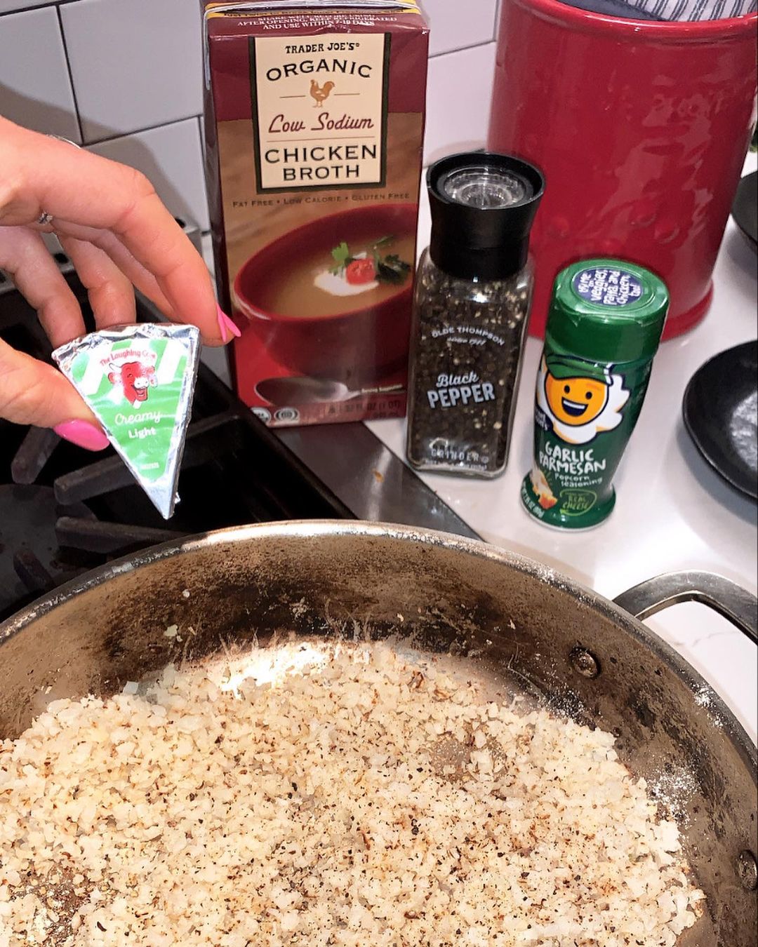 Creamy Cauliflower Rice Risotto