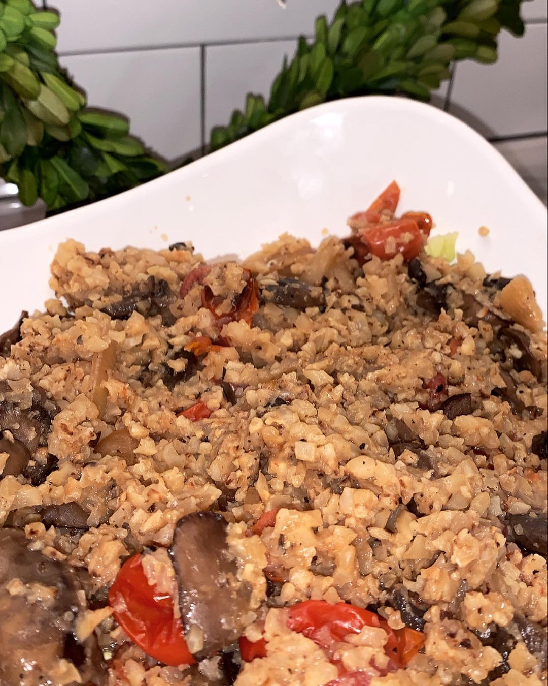 Creamy Cauliflower Rice Risotto