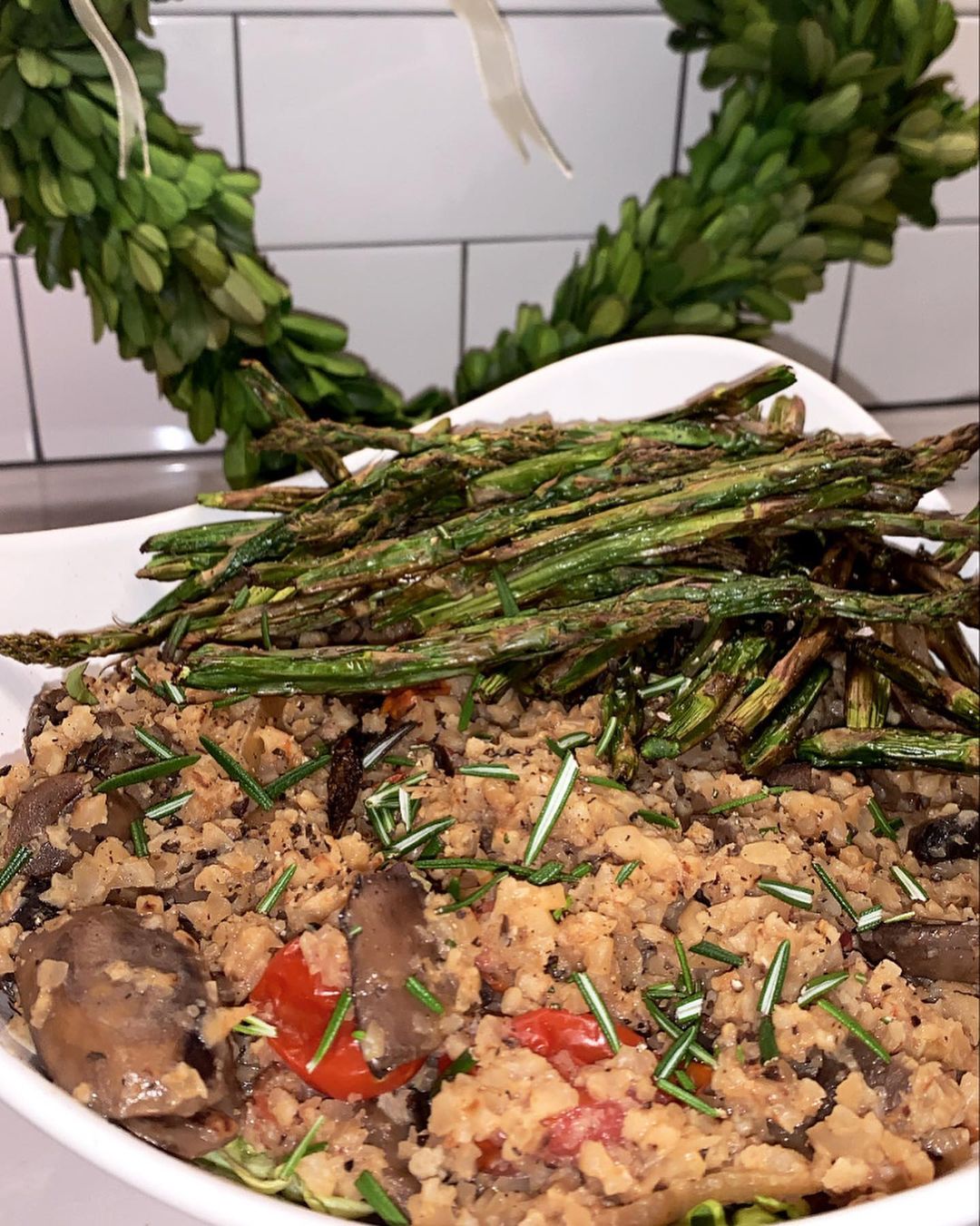 Creamy Cauliflower Rice Risotto